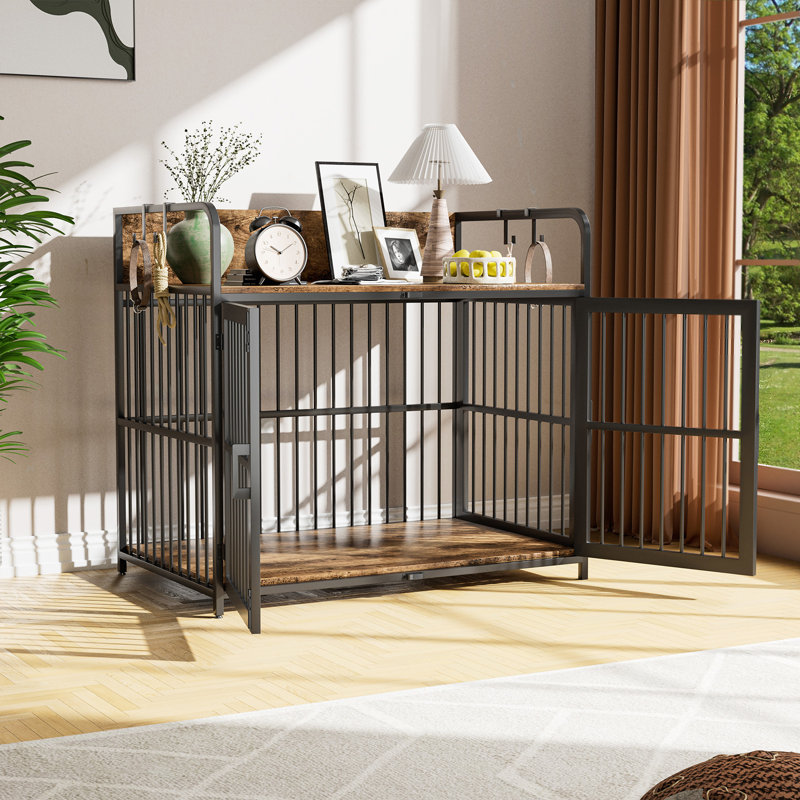 🐾Furniture-Style Dog Crate – Chew-Resistant & Waterproof, Supports Up to 300 lbs, Available in 3 Sizes, Fits Small to Extra-Large Dogs🐕