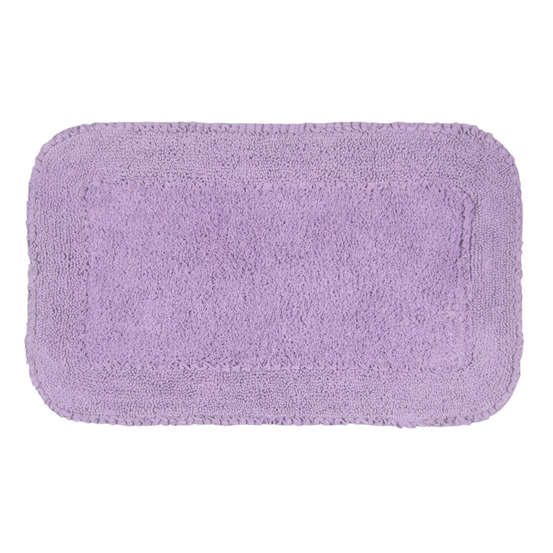 Maytham Bath Rug, Rectangle - 21" W x 34" L, Purple