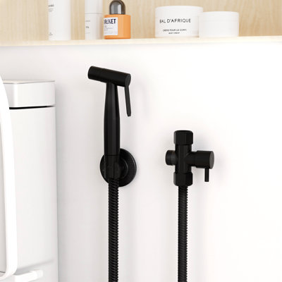 Bidet Sprayer, Soft & Jet Spray, Adjustable Water Flow, Leak-proof Stainless Steel, 59" Hose
