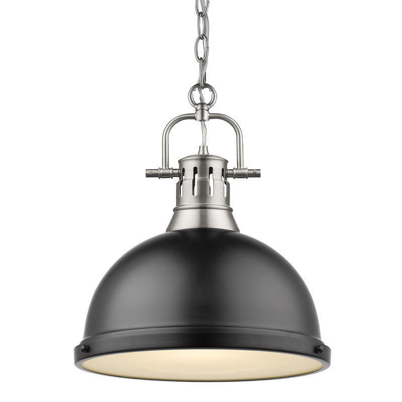 Alethia 1 - Light Pendant, Pewter, Matte Black