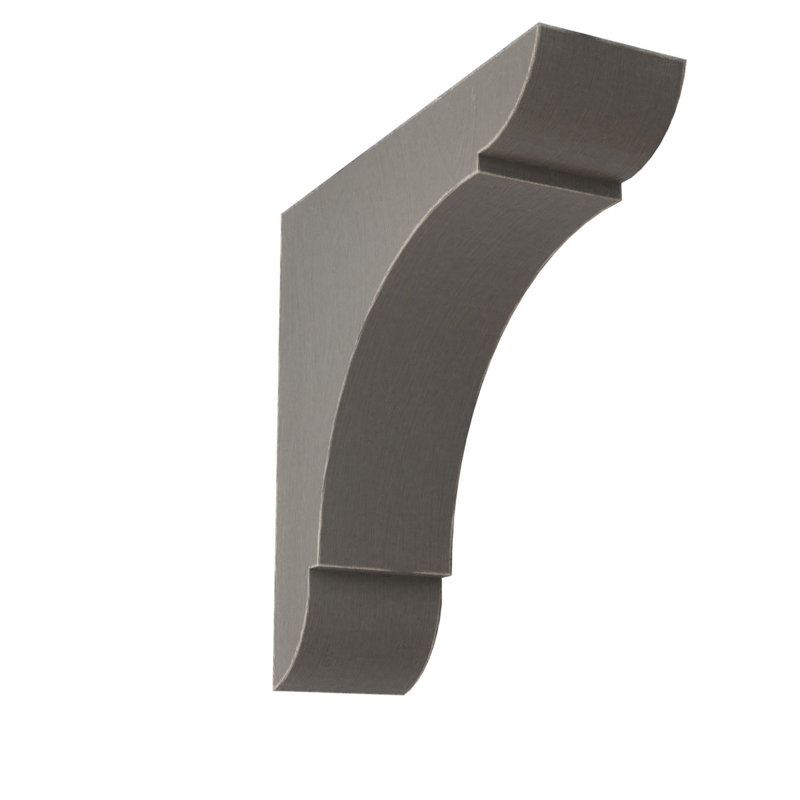 Support de décoration olympique en bois, H 8 po x l 1,75 po x P 8 po, Gris patiné