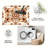 Warm Coffee Cream Floral carpet-easy to clean, machine-washable, soft and comfortable; suitable for door mats, kitchens, living rooms, bedrooms, corridors, and laundry areas. Easy to clean, durable carpet for home decoration.-129603428