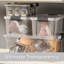 Ensemble de 8 bacs de rangement transparents Latitude Run® avec couvercles en plastique pour la maison-1300137817