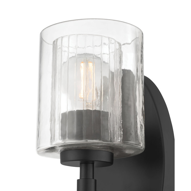 Applique murale 1 lumière 9,75 po Solventa, Noir