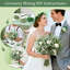 100 tiges d'eucalyptus mélangées avec du gypsophile, tiges de verdure artificielle et fleurs artificielles de gypsophile en vrac pour bouquets à faire soi-même, centres de table de mariage, décorations florales