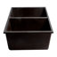 Évier de cuisine à double cuve en granite 34 po x l 18 po-36904154