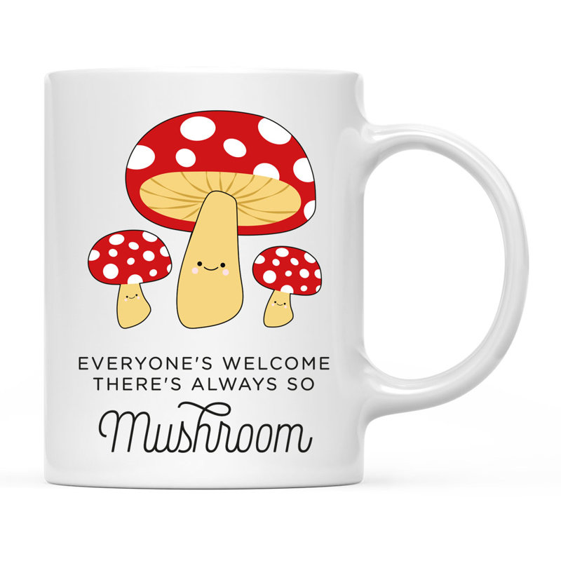 Tasse à café Funny Food pun, Champignon