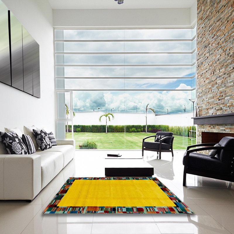 Abstract Indoor Rug, Square 3'