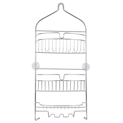 Wayfair Basics® Betio Large 3-Tier Rust-Resistant Metal Hanging Shower Caddy