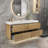 58.6'' Single Bathroom Vanity with Plastic Top-1985262894