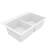 Karran Drop-in Quartz Composite 33'' X 22'' 1-Hole 50/50 Double Bowl Kitchen Sink-35699316