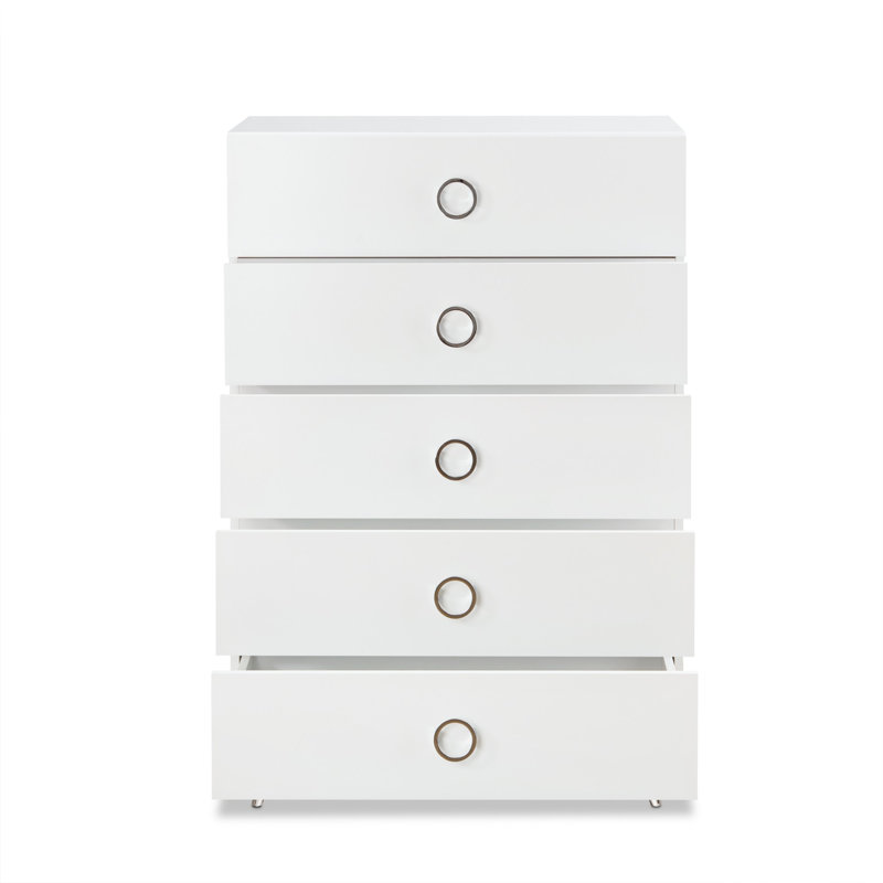 ACME Elms Chest, White, White