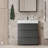 Mccalip 29'' Single Bathroom Vanity with Resin Top-1922362719