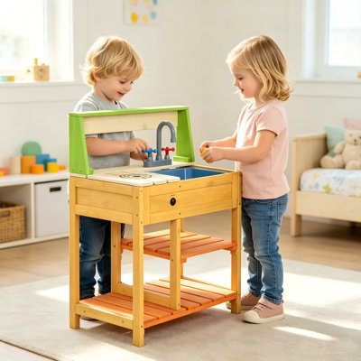 Cuisine en bois pour enfants Outsunny
