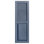 Cathedral Top Combination Shutters Pair
