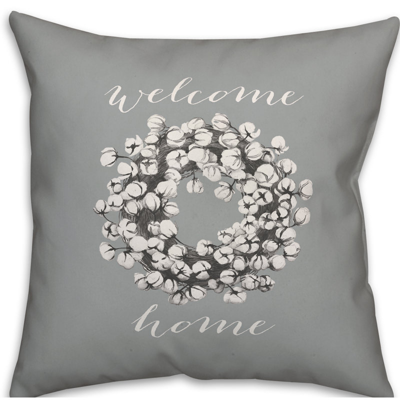  Coussin intérieur / extérieur Welcome Home, Pas de bourre
