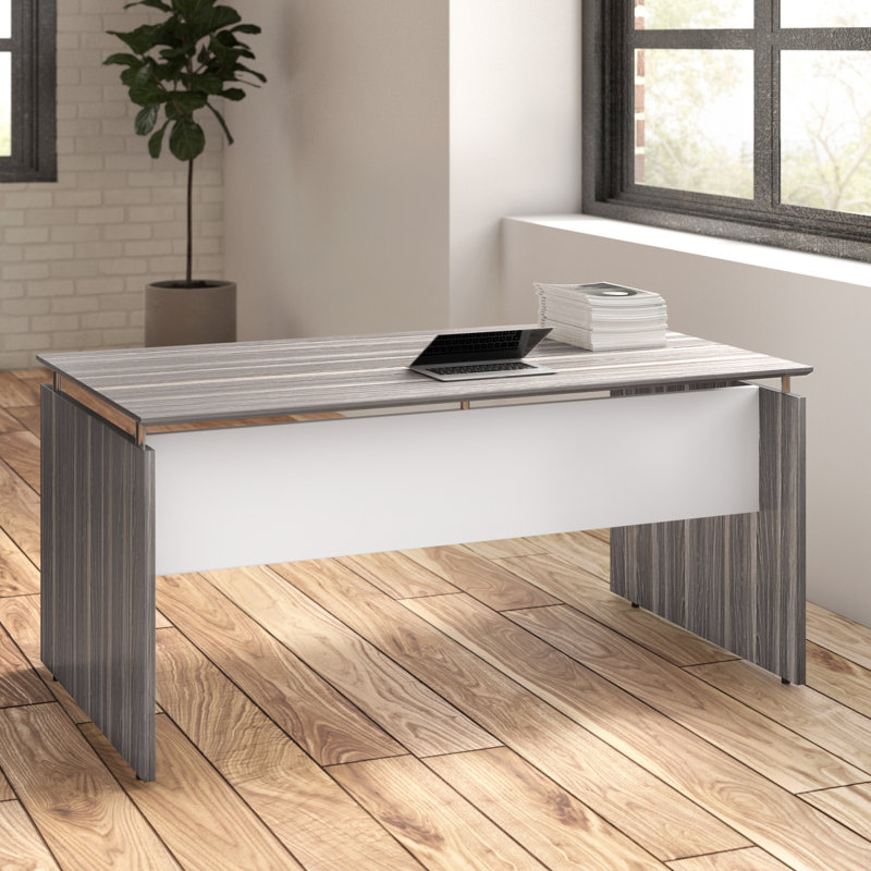 Structure de bureau Medina, H 29,5 po x l 63 po x P 36 po, Texture sel de mer