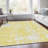 Premium Machine Washable Prisco Yellow Rug-174138033