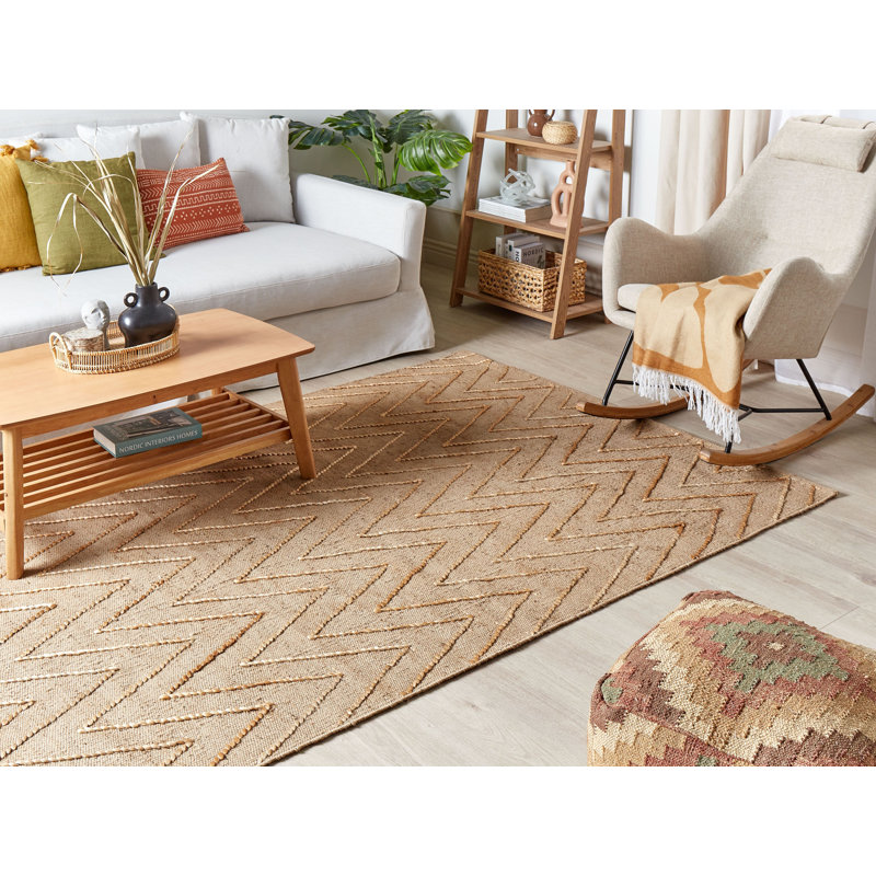 Laurena Geometric Hand Woven Area Rug, Rectangle 140 x 200cm