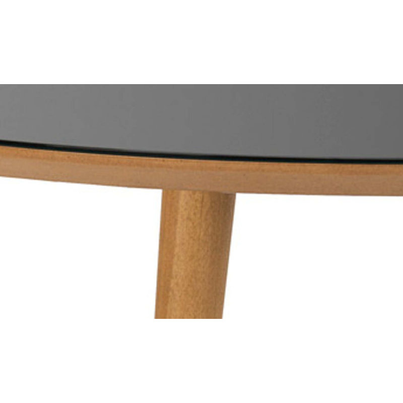Dannebrog Round Glass Top Dining Table