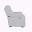Fauteuil inclinable blanc avec lumière DEL