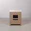 Meuble-lavabo simple autoportant Canio de 30 po avec comptoir en marbre reconstitué et lavabo en céramique blanche-596360126