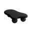 Table basse de 47 pouces en forme de nuage avec 3 pieds sphériques pour le salon, noir-1605427410-1605427439-1605427435