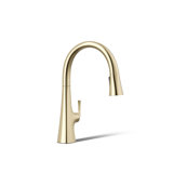 Graze Touchless Pull-Down Kitchen Sink Faucet With Three-Function Sprayhead