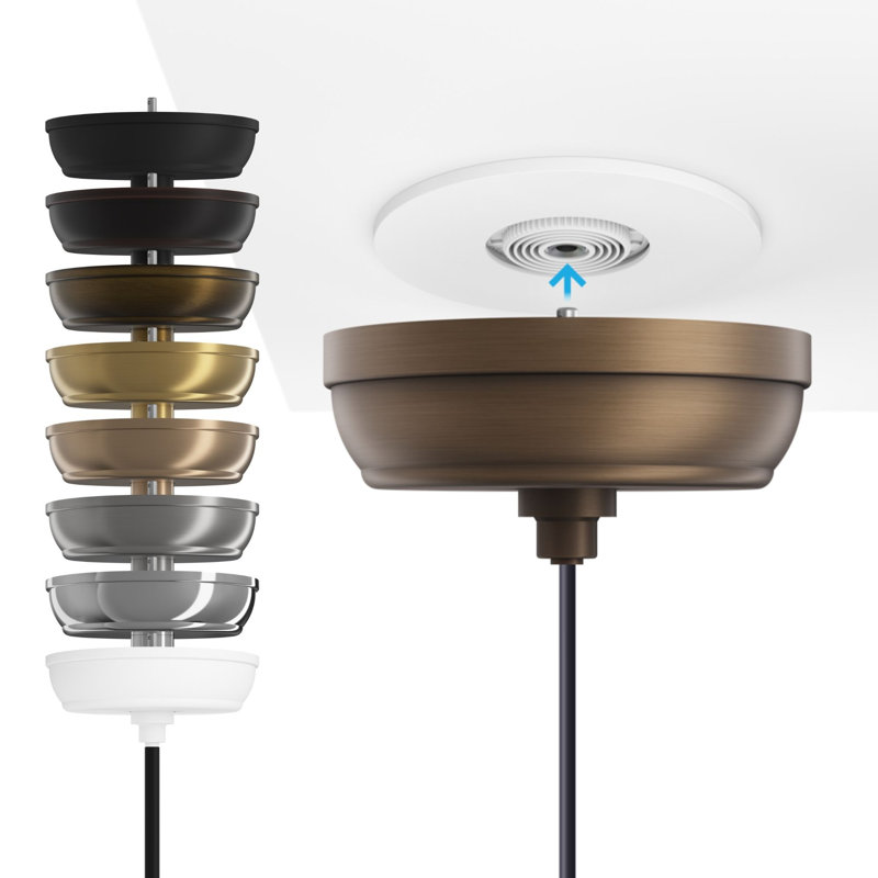 SkyPlug Kit -  Easy Lighting Installation - Capella, Weathered Brass
