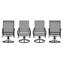 Ensemble de 4 chaises de salle à manger rembourrées Angeli-92410653