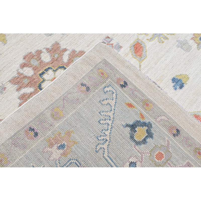 Oushak Collection, Transitional One-of-a-Kind Rectangle 10'3" X 14'2" Hand Knotted Area Rug