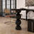 American style solid wood dining table set-105853472