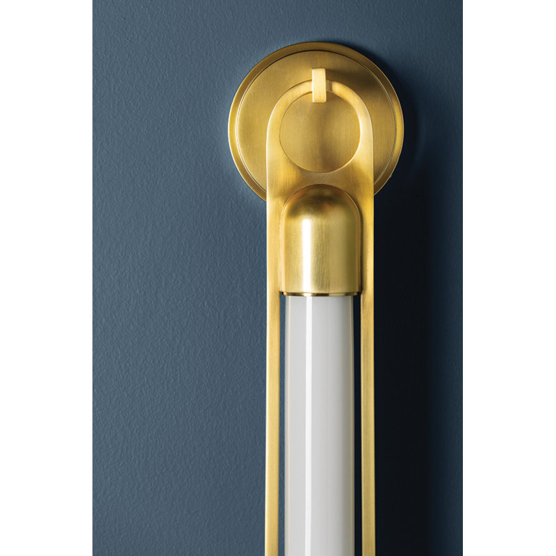 Bethlehem 1 LIGHT WALL SCONCE, Aged Brass