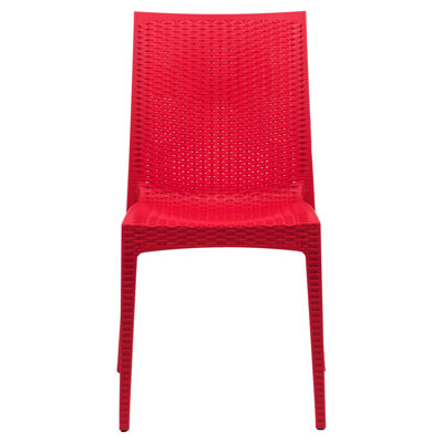 Red Color Indoor/Outdoor Side Chair