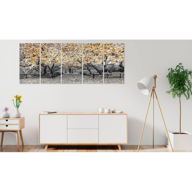 Magnolia Park - Photographie sur toile tendue 5 pièces