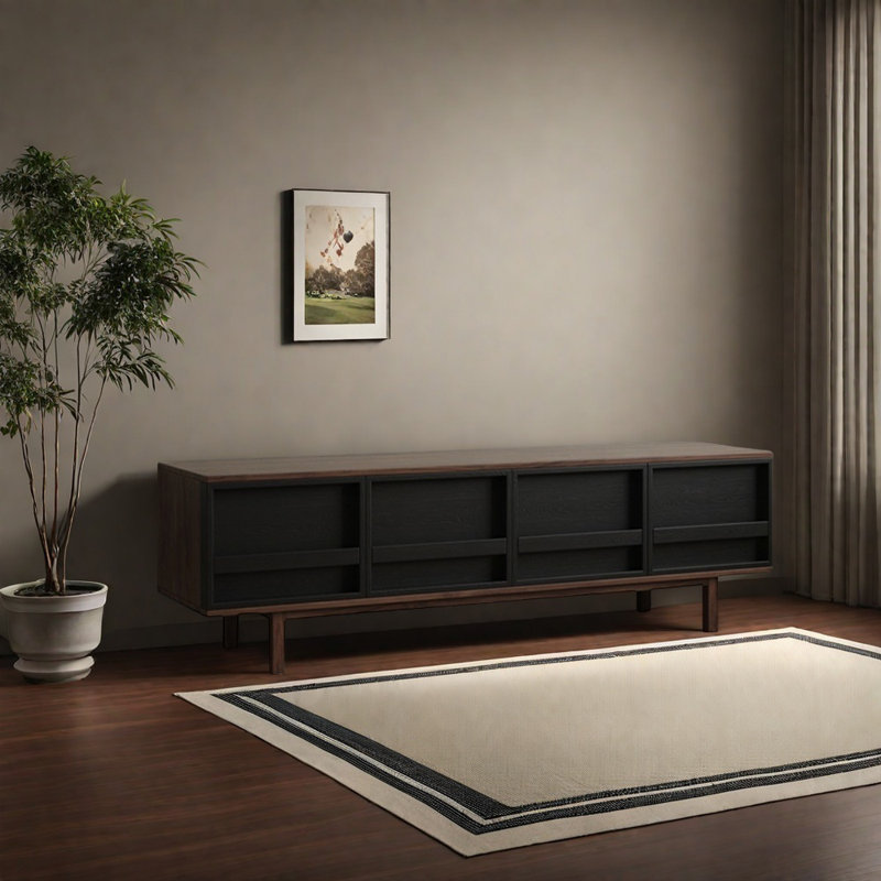 Meuble télé minimaliste américain, 78.74"