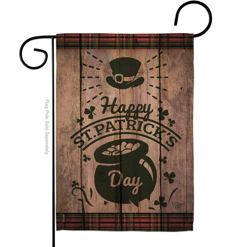 Double Sided Polyester St. Patrick's Day, 18.5" H x 13" W