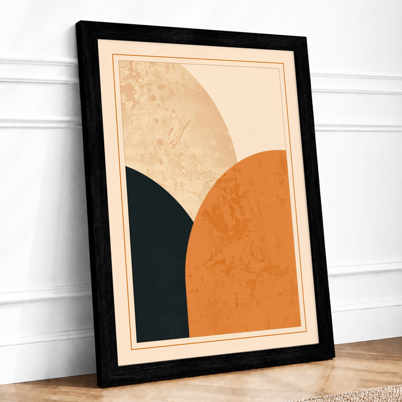 Arches Contemporary Minimalist - Framed Print, A2 - 59.4 x 42.0 cm, Black