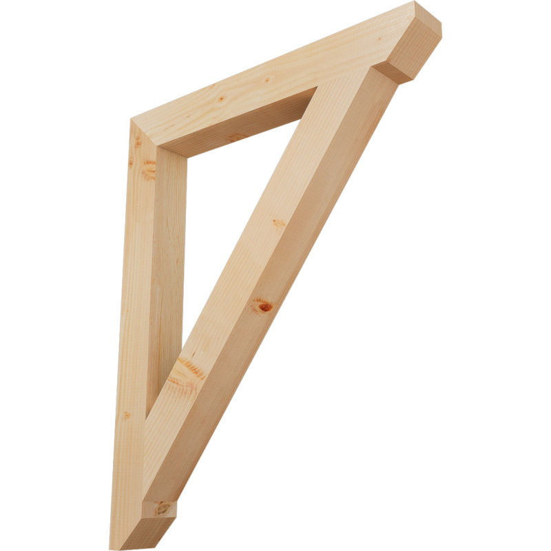 Support lisse à lattes 3 1/2 "x P 32" x H 40 ", sapin Douglas, Sapin de Douglas, H 40 po x l 3,5 po x P 32 po