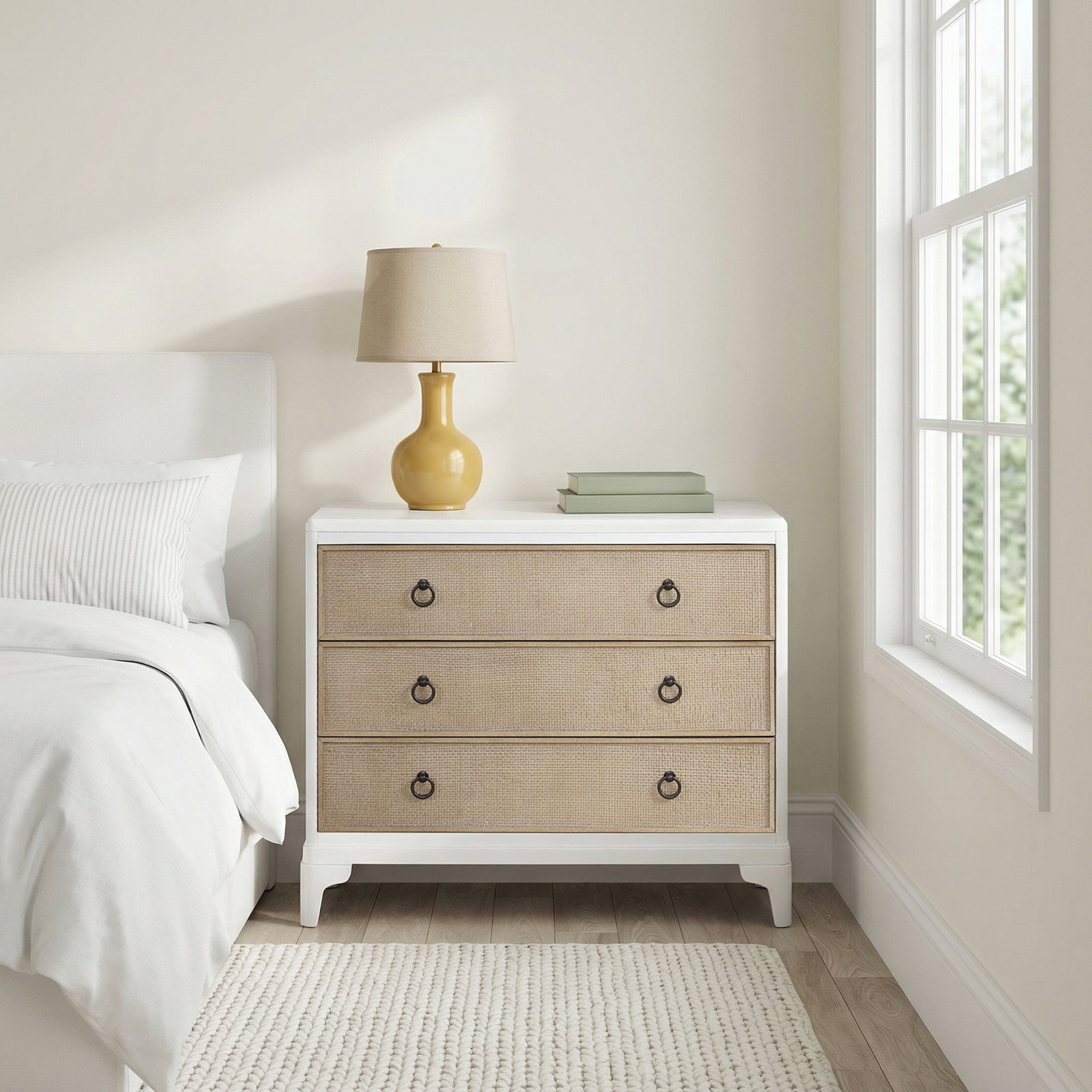 Leflore 18" Dresser, White