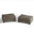 Upholstered Camel Chenille Rectangle Ottoman, Modular Part For Sectional Sofa-1509843858