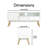 Adore Decor Lilou Media Console up to 50", White
