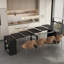 Table de salle à manger extensible pliable pour 1 à 10 personnes, console multifonctionnelle en bois extensible-130024909-130024912-130024907