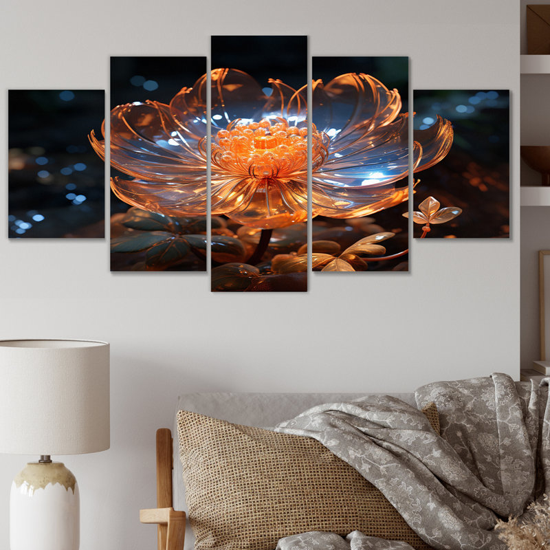 Boho Plants & Flowers Wall Decor on Metal