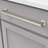 Studio Collection Handle Pull - 12" Center to Center Cabinet Pull Polished Nickel - Transitional Hardware for Drawers & Cabinets-112308072-112308079