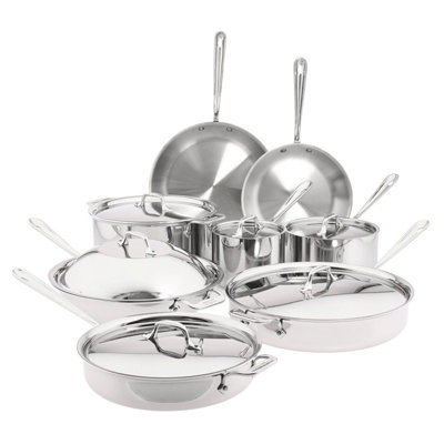 All-Clad Stainless Steel 14-Piece Cookware Set