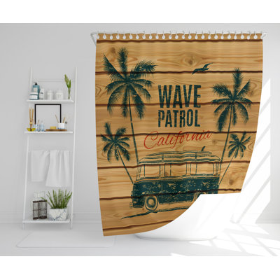 Angie 2 Piece Polyester Shower Curtain Set