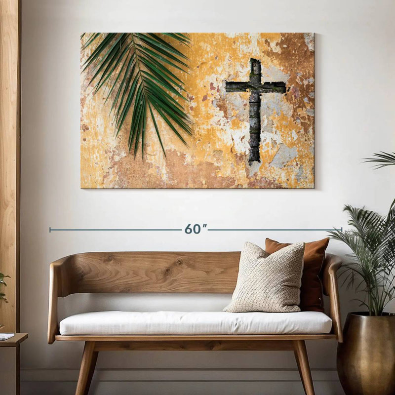 Adella Cross Shaped Imprint, 32" H x 48" W