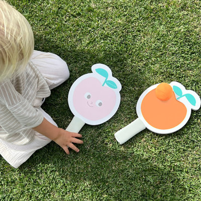 Kids Velcro Beach Bats: Poppy the Peach