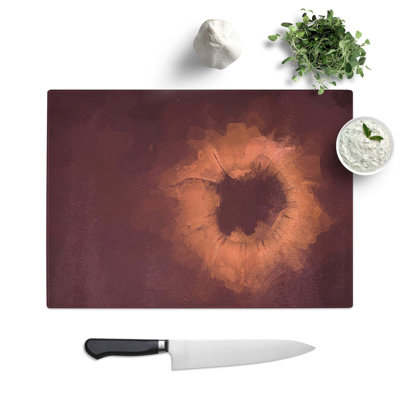 Tempered Glass The Nucleus in Abstract Chopping Board